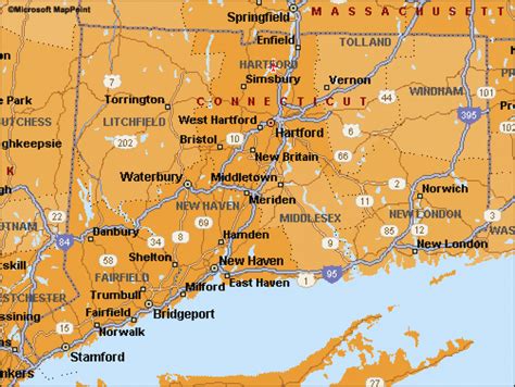 map of ct towns with names|Connecticut Towns Index Map w/Town Names .